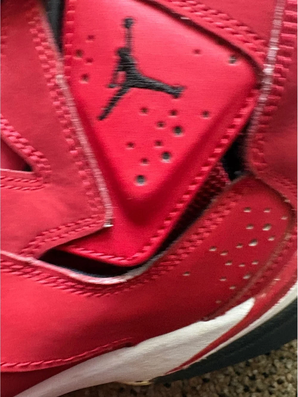 Jordan 7 Retro Red Sneakers Youth Size 7Y